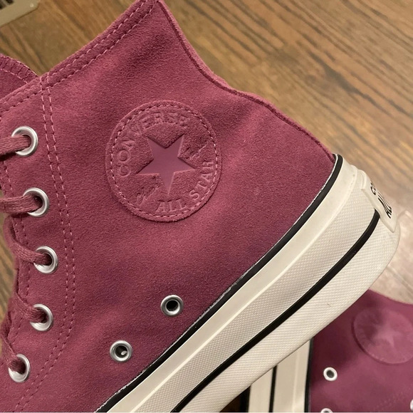 Converse CTAS Platform Lift OX Shadowberry Platform Sneakers 572229C Women's 7.5 - Picture 8 of 13